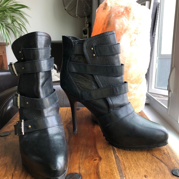 Punky High Heel Boots - Picture 2 of 3